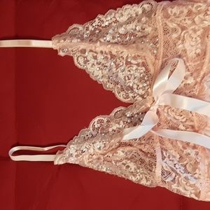 Pink Nightie, size L, Brand Shein, powder pink